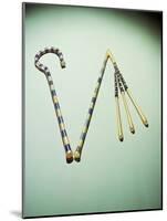 Crook and Flail, from the Tomb of Tutankhamun-Egyptian 18th Dynasty-Mounted Giclee Print