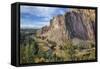 Crooked River, Smith Rock State Park, Oregon, USA-Jamie & Judy Wild-Framed Stretched Canvas