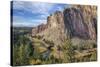 Crooked River, Smith Rock State Park, Oregon, USA-Jamie & Judy Wild-Stretched Canvas