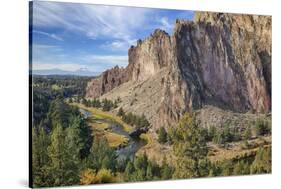 Crooked River, Smith Rock State Park, Oregon, USA-Jamie & Judy Wild-Stretched Canvas