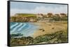 Crooklets Beach, Bude-Alfred Robert Quinton-Framed Stretched Canvas