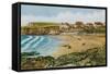 Crooklets Beach, Bude-Alfred Robert Quinton-Framed Stretched Canvas