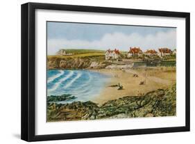 Crooklets Beach, Bude-Alfred Robert Quinton-Framed Giclee Print