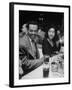 Crooner Billy Eckstine and Wife Seated at Table During Bop City Nightclub's Opening Night-null-Framed Photographic Print