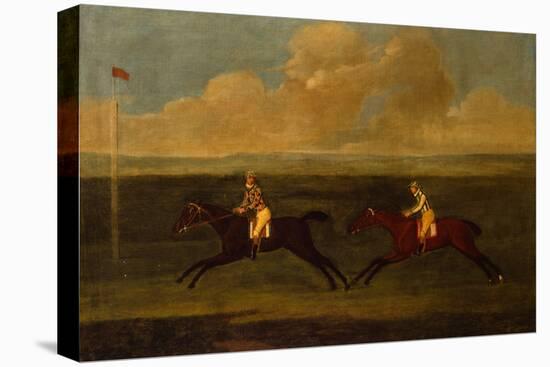 Crop an Iron, Grey Racehorse Beating Faith-Francis Sartorius-Stretched Canvas