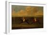 Crop an Iron, Grey Racehorse Beating Faith-Francis Sartorius-Framed Giclee Print