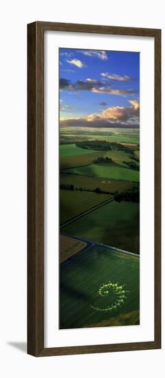 Crop Circles England (Photo Montage)-null-Framed Photographic Print