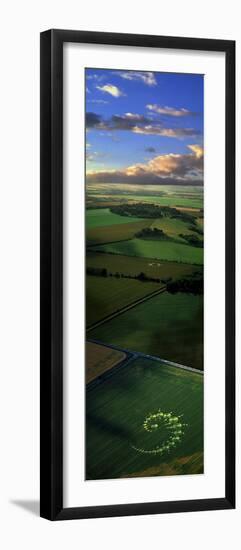 Crop Circles England (Photo Montage)-null-Framed Photographic Print