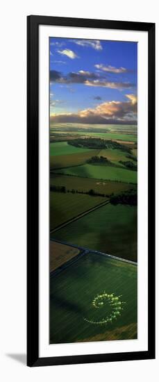 Crop Circles England (Photo Montage)-null-Framed Photographic Print