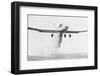 Crop Dusting Airplane in Flight-null-Framed Photographic Print