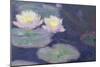 Crop Water Lilies-null-Mounted Giclee Print