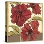 Cropped Sophisticated Hibiscus I-Jennifer Goldberger-Stretched Canvas