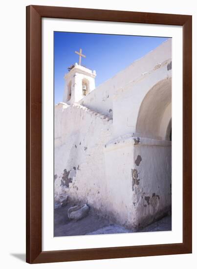 Cropped View of Chile's Oldest Church, Chiu-Chiu Village, Atacama Desert in Northern Chile-Kimberly Walker-Framed Photographic Print