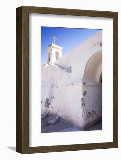 Cropped View of Chile's Oldest Church, Chiu-Chiu Village, Atacama Desert in Northern Chile-Kimberly Walker-Framed Photographic Print