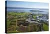 Crops, Oruarangi Creek, and Industrial Area, Mangere, Auckland, North Island, New Zealand-David Wall-Stretched Canvas