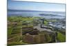 Crops, Oruarangi Creek, and Industrial Area, Mangere, Auckland, North Island, New Zealand-David Wall-Mounted Photographic Print