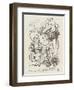 Croquet Alice and the Duchess-John Tenniel-Framed Photographic Print