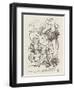 Croquet Alice and the Duchess-John Tenniel-Framed Photographic Print