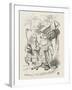 Croquet Alice and the Duchess-John Tenniel-Framed Photographic Print