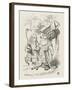 Croquet Alice and the Duchess-John Tenniel-Framed Photographic Print