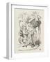 Croquet Alice and the Duchess-John Tenniel-Framed Photographic Print