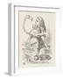 Croquet Alice with the Flamingo-John Tenniel-Framed Photographic Print