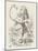 Croquet Alice with the Flamingo-John Tenniel-Mounted Photographic Print