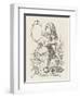 Croquet Alice with the Flamingo-John Tenniel-Framed Photographic Print