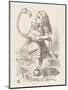 Croquet Alice with the Flamingo-John Tenniel-Mounted Photographic Print