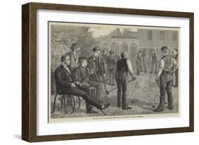 Croquet at the Convalscent Home of St Bartholomew's Hospital, Highgate-null-Framed Giclee Print