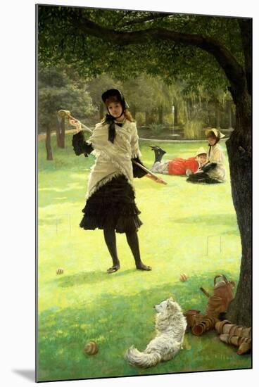 Croquet, circa 1878-James Tissot-Mounted Premium Giclee Print