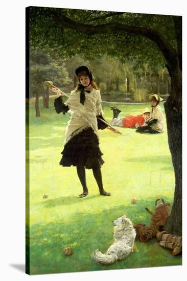 Croquet, circa 1878-James Tissot-Stretched Canvas