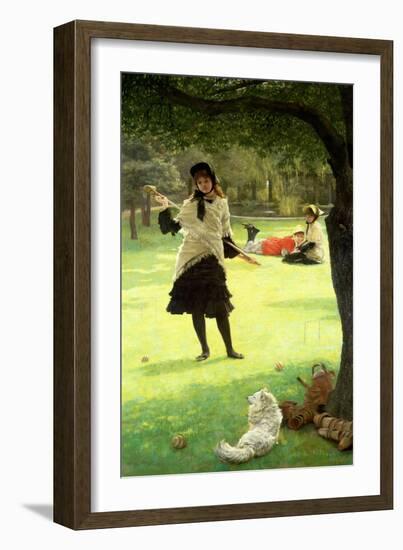 Croquet, circa 1878-James Tissot-Framed Giclee Print