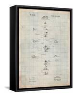 Croquet Game 1899 Patent-Cole Borders-Framed Stretched Canvas