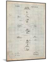 Croquet Game 1899 Patent-Cole Borders-Mounted Art Print