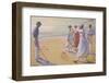 Croquet on a Sandy Beach-L. Tanqueray-Framed Photographic Print