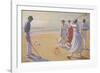 Croquet on a Sandy Beach-L. Tanqueray-Framed Photographic Print