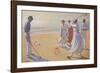 Croquet on a Sandy Beach-L. Tanqueray-Framed Photographic Print