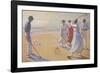 Croquet on a Sandy Beach-L. Tanqueray-Framed Photographic Print