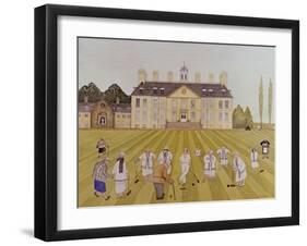 Croquet on the Lawn, 1989-Gillian Lawson-Framed Giclee Print