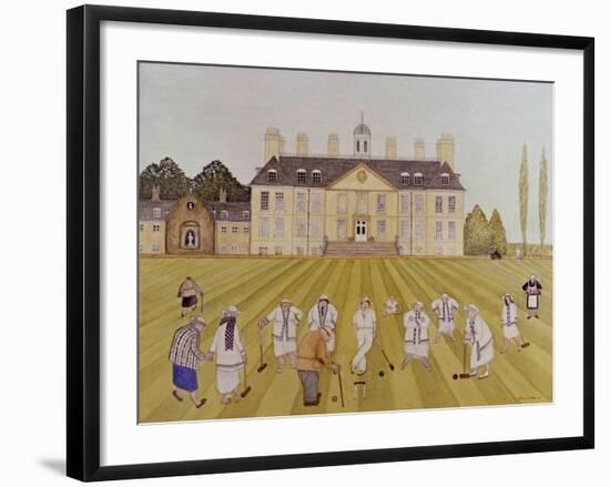 Croquet on the Lawn, 1989-Gillian Lawson-Framed Giclee Print