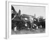 Croquet on the Lawn at Elm Lodge, Streatley, C.1870s-Willoughby Wallace Hooper-Framed Photographic Print