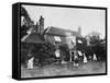 Croquet on the Lawn at Elm Lodge, Streatley, C.1870s-Willoughby Wallace Hooper-Framed Stretched Canvas