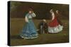 Croquet Scene, 1866-Winslow Homer-Stretched Canvas