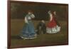 Croquet Scene, 1866-Winslow Homer-Framed Giclee Print