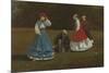 Croquet Scene, 1866-Winslow Homer-Mounted Giclee Print