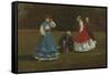 Croquet Scene, 1866-Winslow Homer-Framed Stretched Canvas