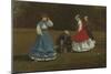 Croquet Scene, 1866-Winslow Homer-Mounted Giclee Print