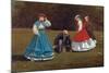 Croquet Scene-Winslow Homer-Mounted Giclee Print