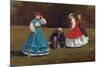 Croquet Scene-Winslow Homer-Mounted Giclee Print